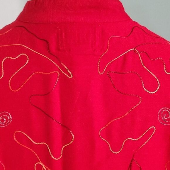 Tantrums collection, Vintagb red‎ top. Small. Great silver buttons. Y2k - Picture 8 of 9